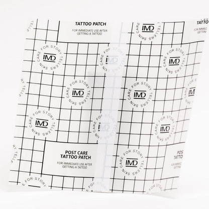 IMD Post Care Tattoo Patch — breathable, transparent medical-grade wrap for immediate use after getting a new tattoo